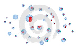 3-D magic pills confetti