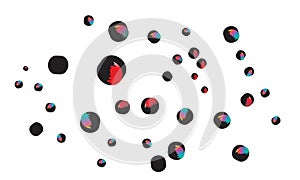 3-D magic pills confetti