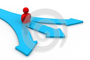 3d man choose the right way