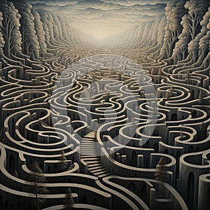 3D maze generative ai