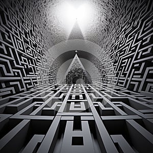 3D maze generative ai