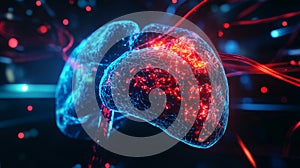 3D Medical Visualization of Hepatocytes and Detoxification Process