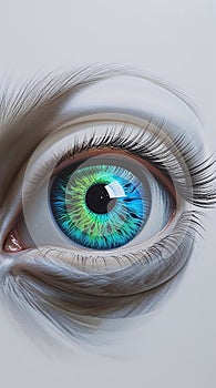 A mesmerizingly unique eye