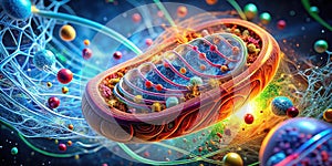3D Microscopic Visualization of Muscle Cell Mitochondria A Network for Cellular Energy Production and Function