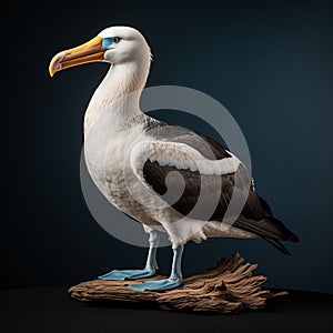 3d Model Of Bluefooted Albatross In Matthias Haker Style photo