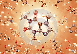 Molecule Of Caffeine