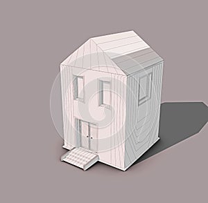 3D model of a house