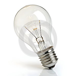 3D bulb isolated on white background