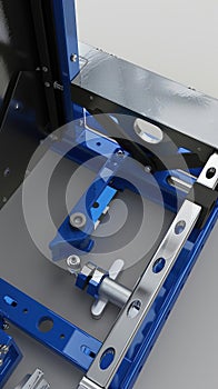 3D model of Quickrelease components for easy cleaning and maintenance