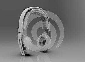 3d modeling headphone