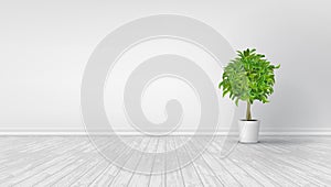 3D Modern Bright Interior Background