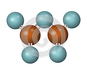 3D molecule of P2O5.