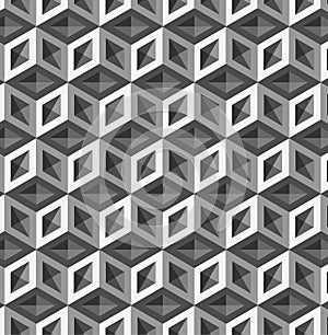 3d monochrome background with cubes.