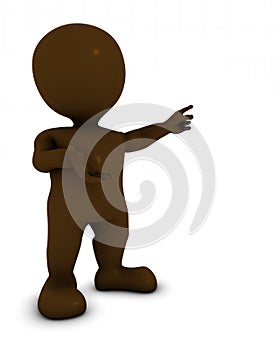 3D Morph Man Presenting