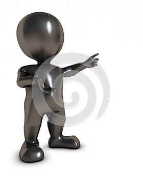 3D Morph Man Presenting