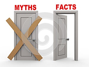3d myth and fact doors photo
