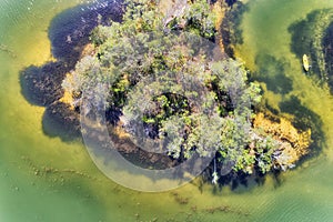 D Narrabeen lake canoe top down