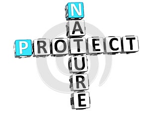 3D Nature Protect Crossword