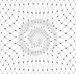 3D net pattern. Mesh texture.