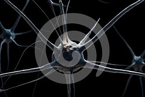 3D Neuron Cell Structure â Neural Network and Brain Science Visualization