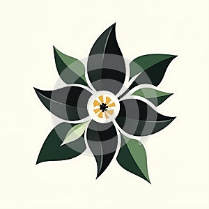 3D Night Jasmine isolated on a background