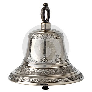 3D Notification Bell Isolated on White