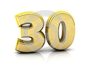 3d number thirty