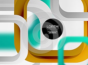 3d overlapping squares abstract background