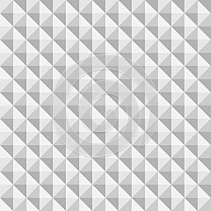 3D paper pyramids. Seamless vector pattern background