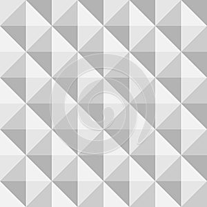 3D paper pyramids. Seamless vector pattern background