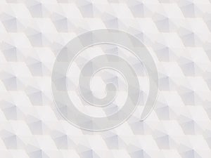 3D pattern of white and beige geometric shapes