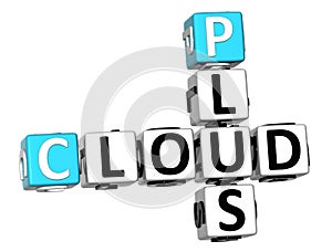 3D Plus Cloud Crossword