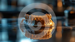 3D printed dental model