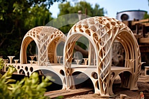 4d printed eco-friendly construction materials photo