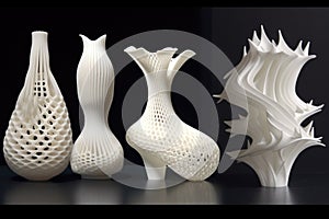4d printed materials in various stages of change photo