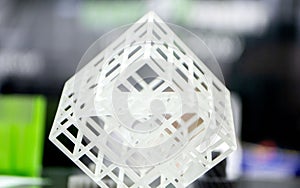 3D printed object resin polymerization Parts created 3D printer hardened resin