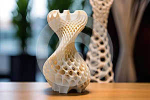 4d printed objects showing flexibility and durability photo
