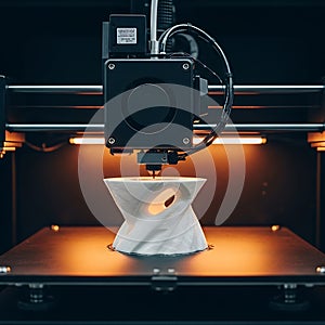 3d printer creating a complex object