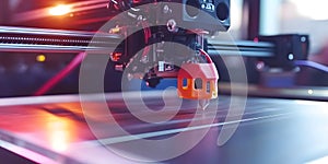 3D Printer Creating Intricately Designed Object