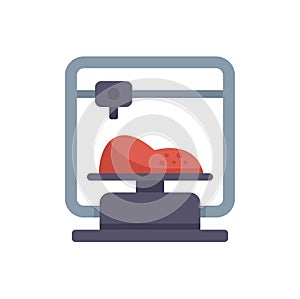 3d printer creating a prototype using additive manufacturing technology icon