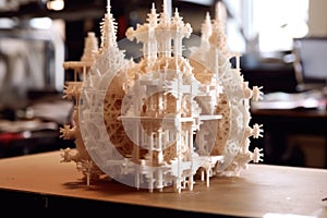 4d printer creating self-assembling structures photo