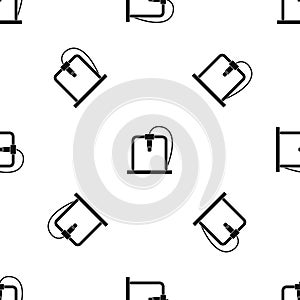 3D printer frame pattern seamless black