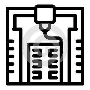 3d printer printing object layer by layer from top view