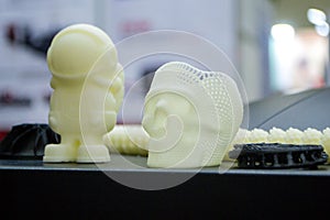 3D printer printing prototype molten plastic Process creating prototype model