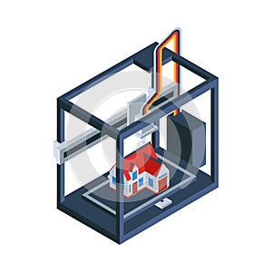 3D Printing House Composition