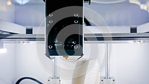 3D printing machine printing plastic model