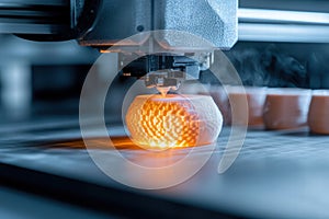 3d printing process close-up