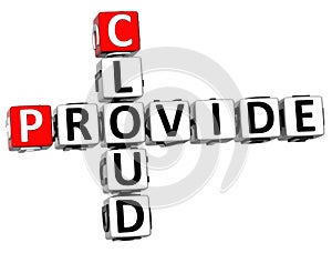 3D Provide Cloud Crossword