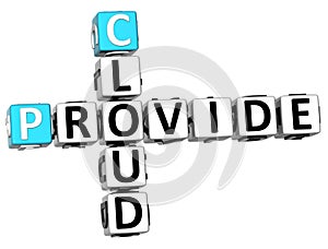 3D Provide Cloud Crossword