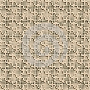 3d Quadrilateral Beige  Abstract Seamless Background Pattern photo